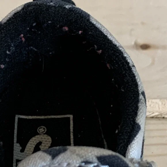 Vans Toddler Slip-On Soccer Print Shoes - Black & White-Toddler Size 5 - Picture 8 of 11